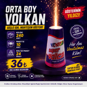 Sahne Gösteri Orta Boy Volkan - Venüs Konik 667